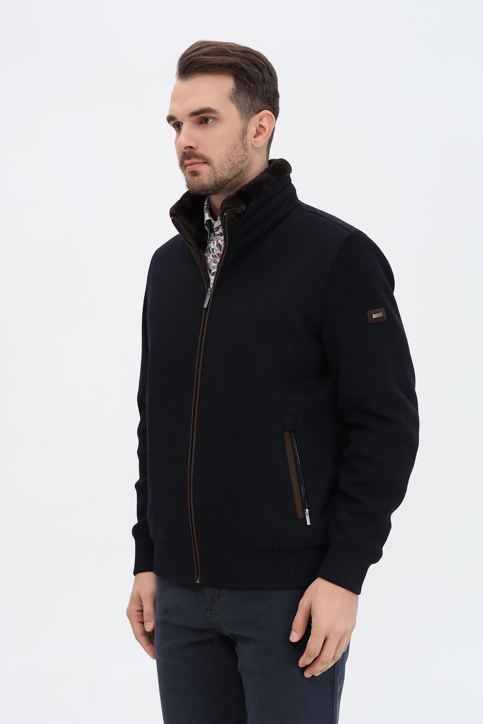 Куртка Bugatti с меховым воротником