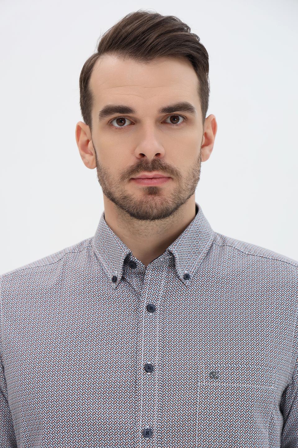 Рубашка Casa Moda с принтом