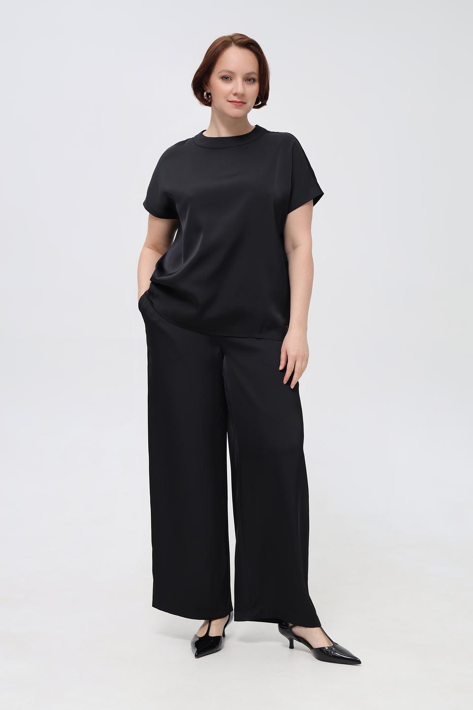 Брюки Betty and Co широкого кроя черные