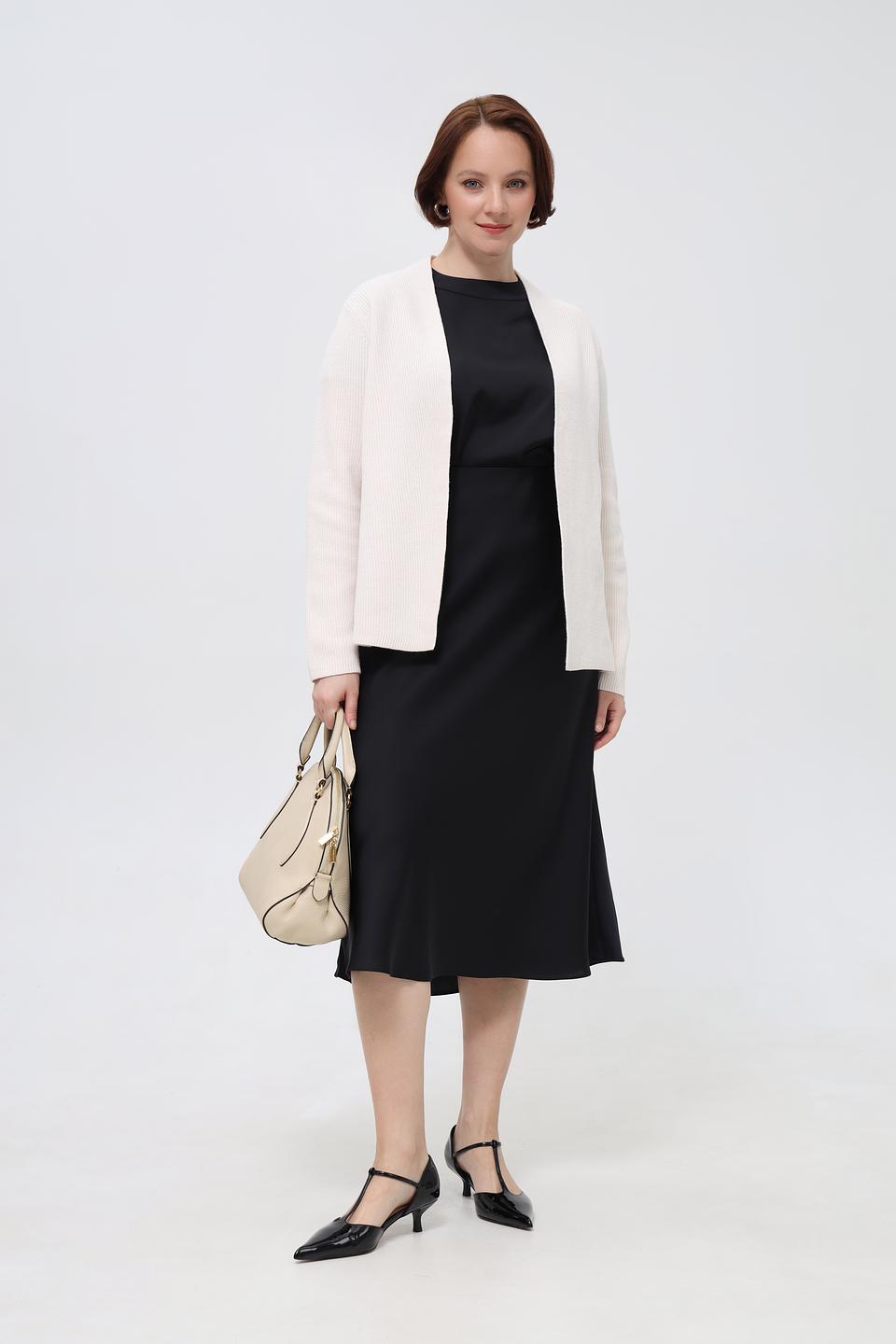 Юбка Betty and Co атласная черная