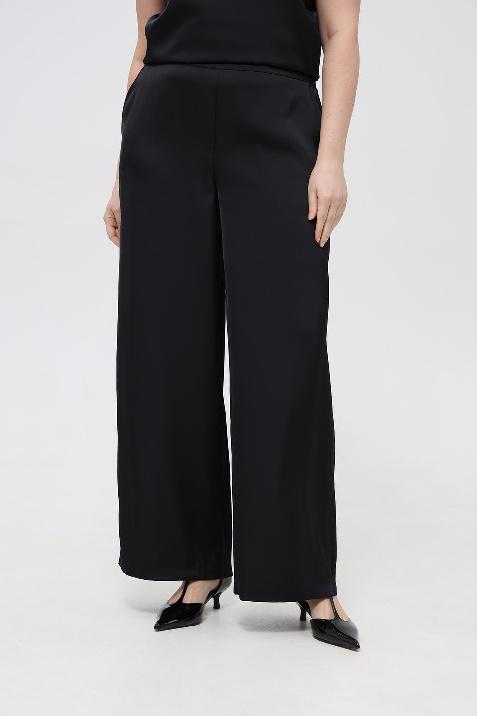 Брюки Betty and Co широкого кроя черные