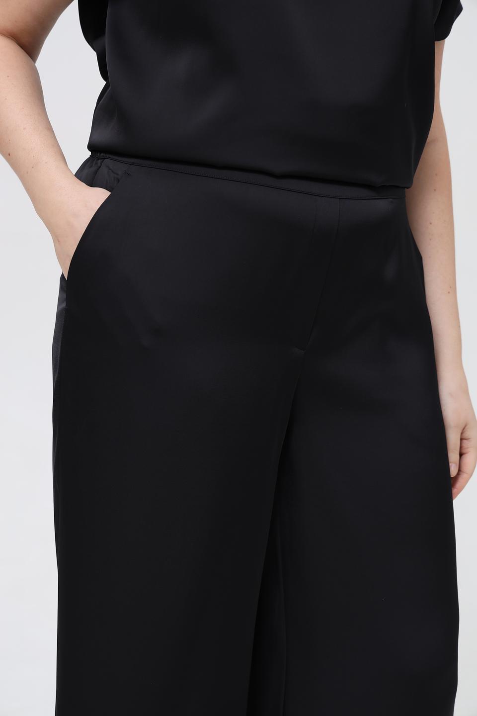 Брюки Betty and Co широкого кроя черные