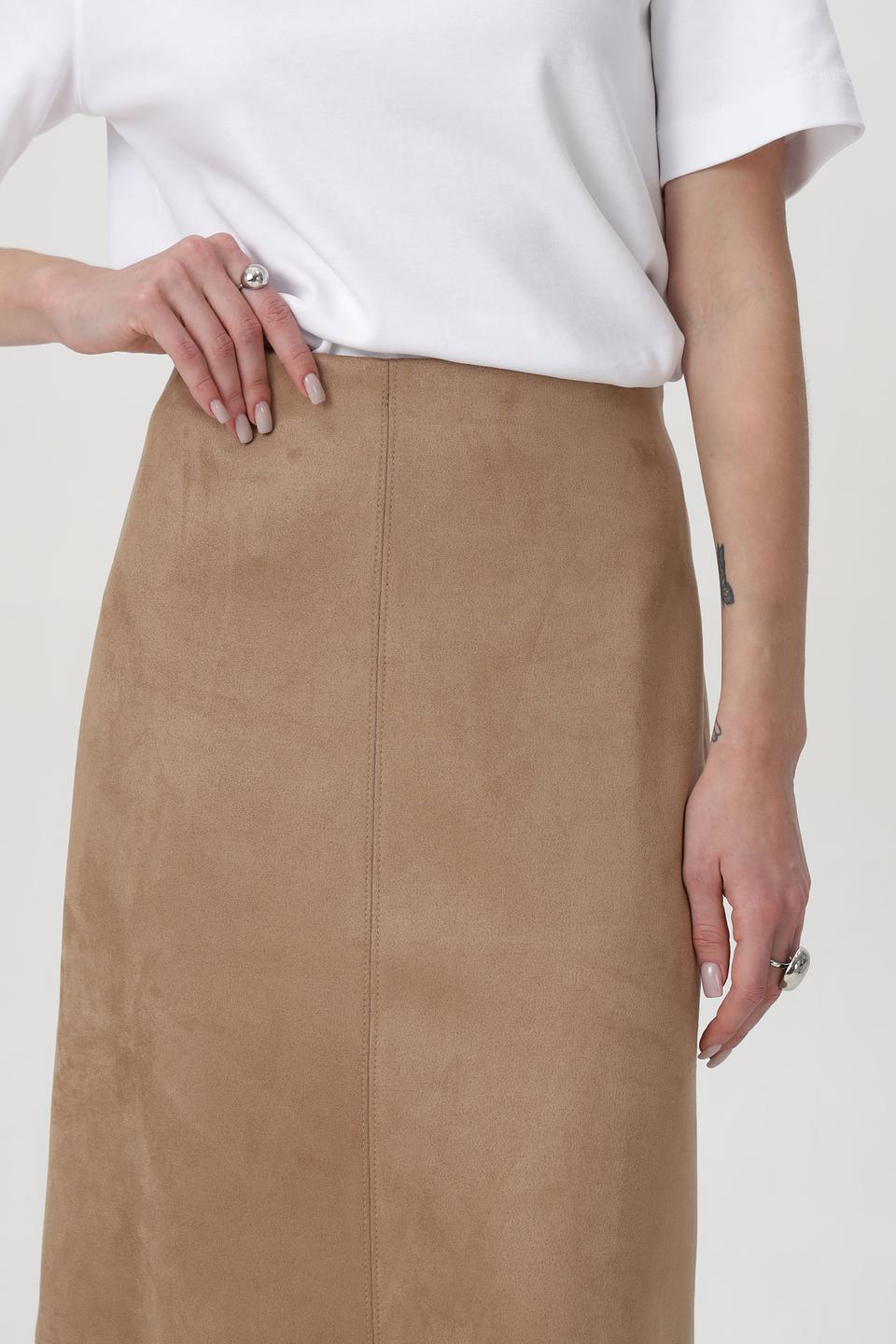 Юбка Bianca из эко-замши