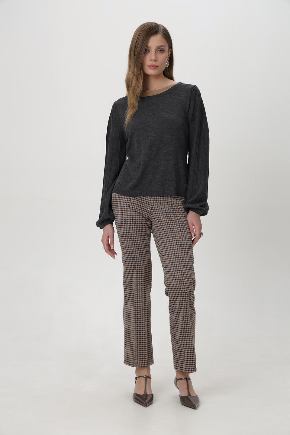 Брюки Bianca в клетку