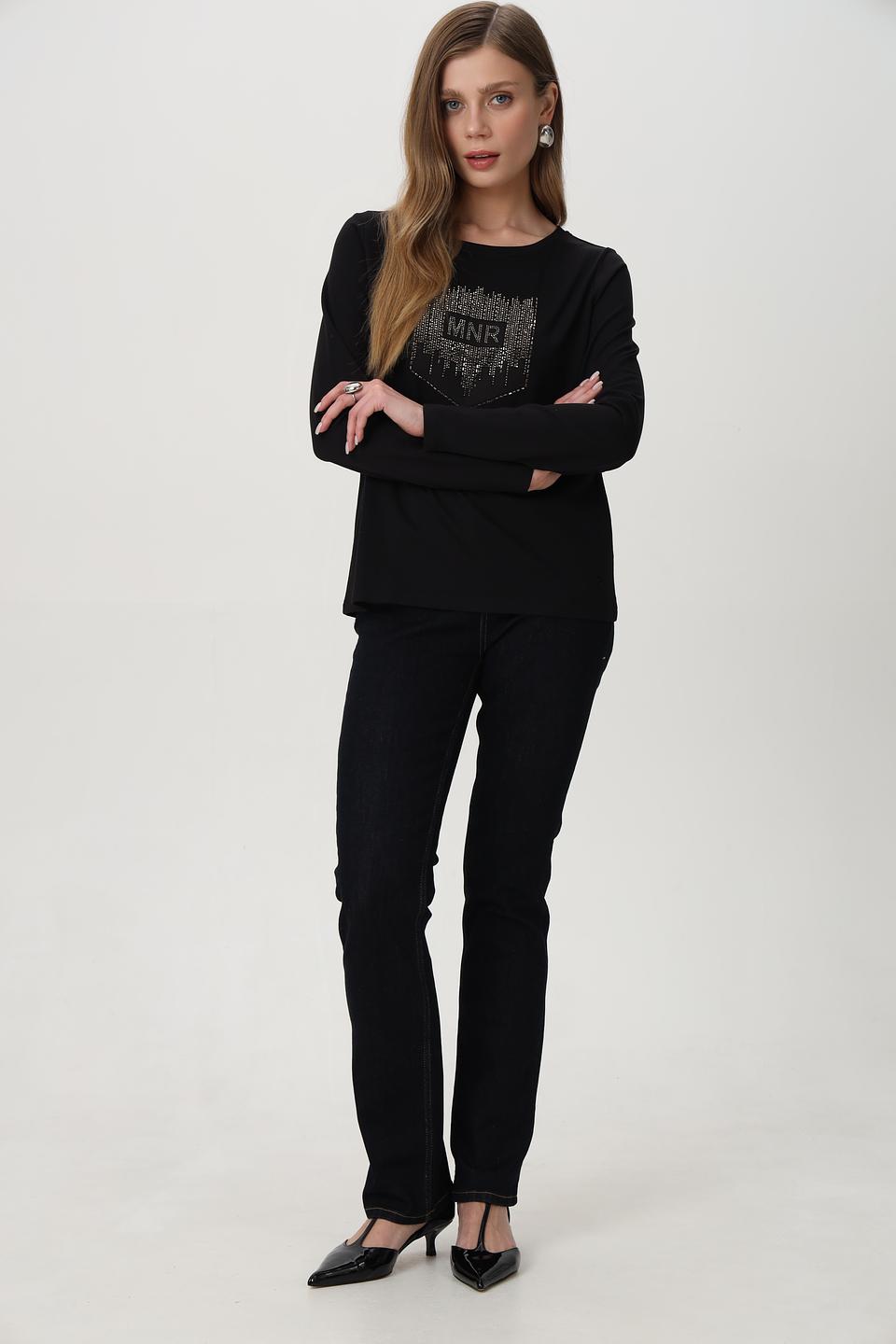 Джинсы Monari с контрастной отделкой