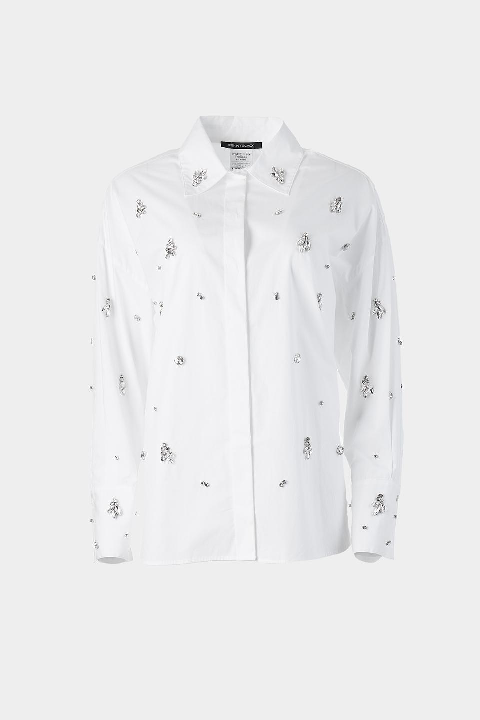 Блуза Penny Black с вышивкой белый