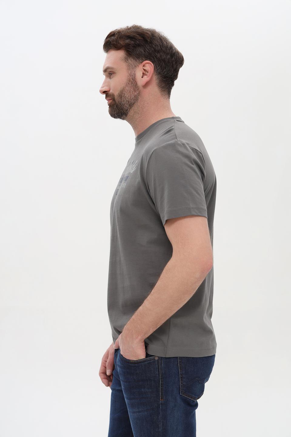 Футболка Lerros с принтом серая