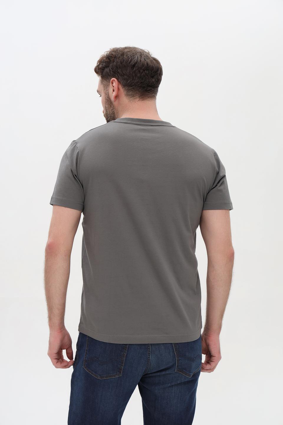 Футболка Lerros с принтом серая