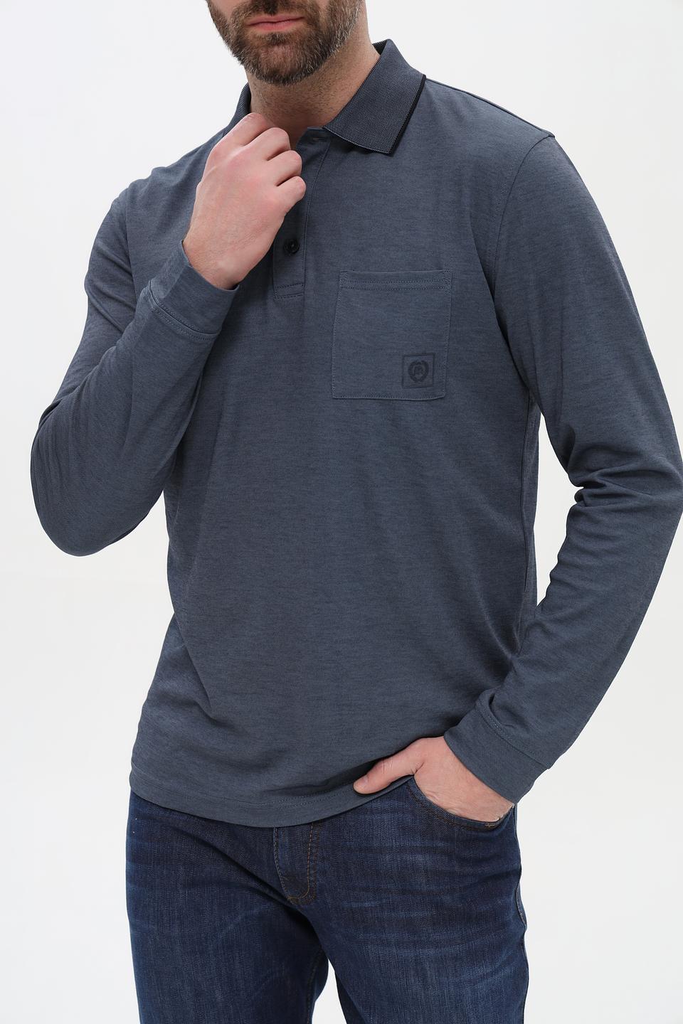 Поло Lerros с длинным рукавом, графит