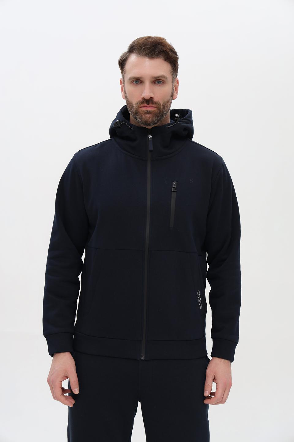 Кардиган Lerros с капюшоном тёмно-синий