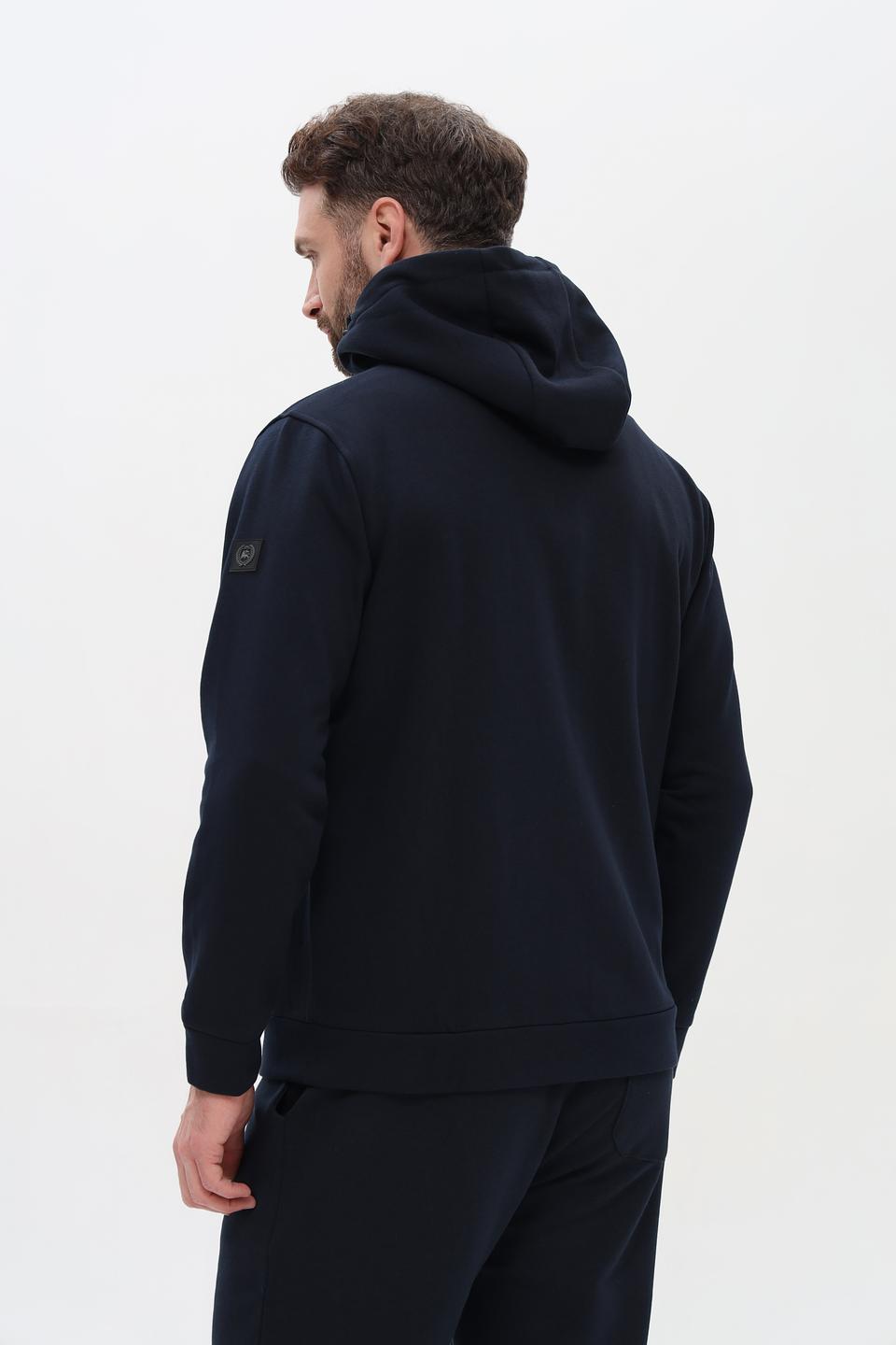 Кардиган Lerros с капюшоном тёмно-синий