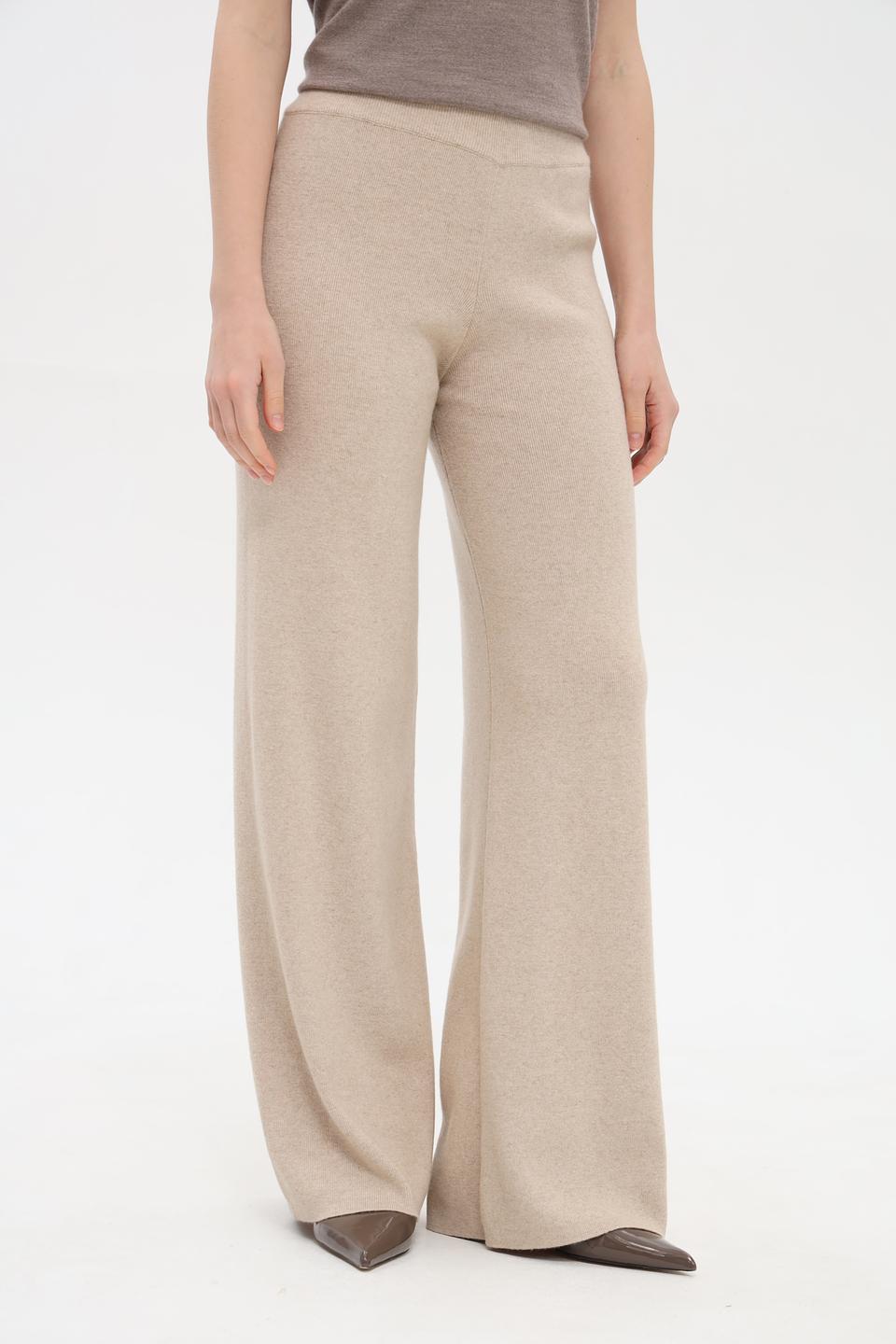 Брюки Shade жен. палаццо бежевые