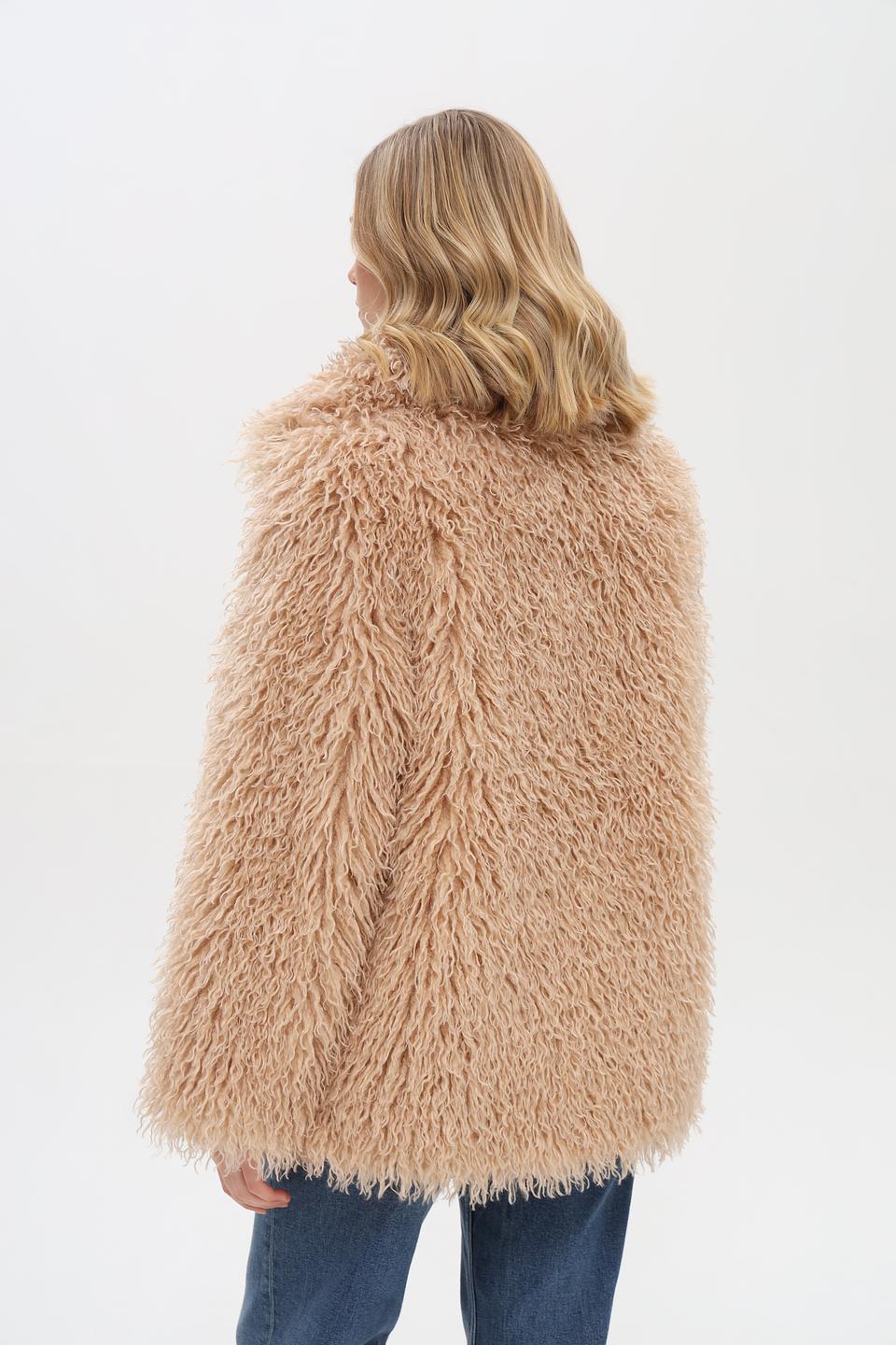 Куртка Shade из искусственного меха кремовый