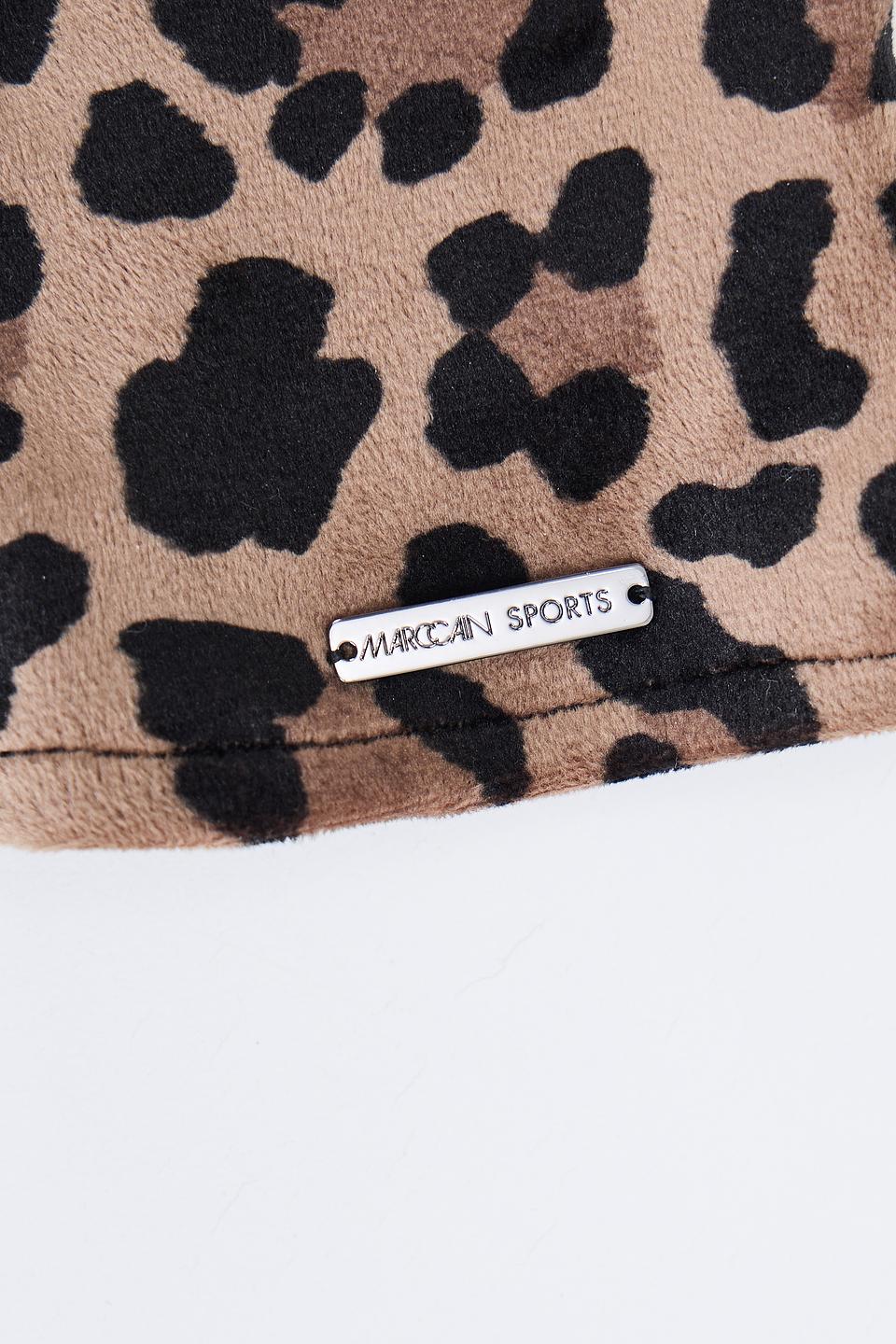 Перчатки Marc Cain леопардовый принт