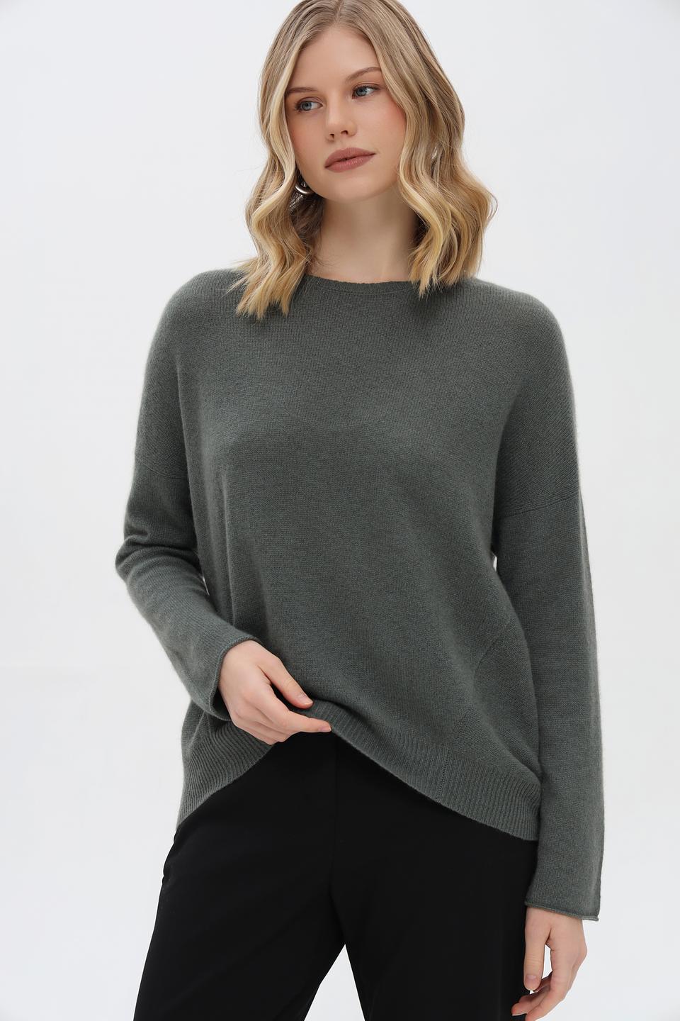 Пуловер Just Valeri оливковый