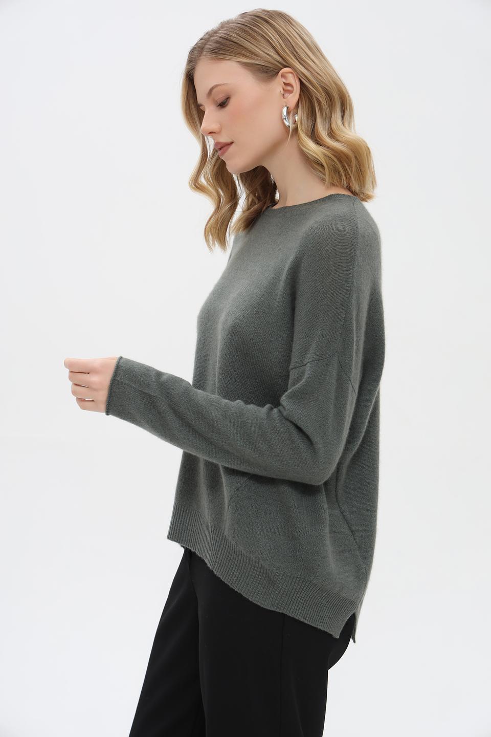 Пуловер Just Valeri оливковый