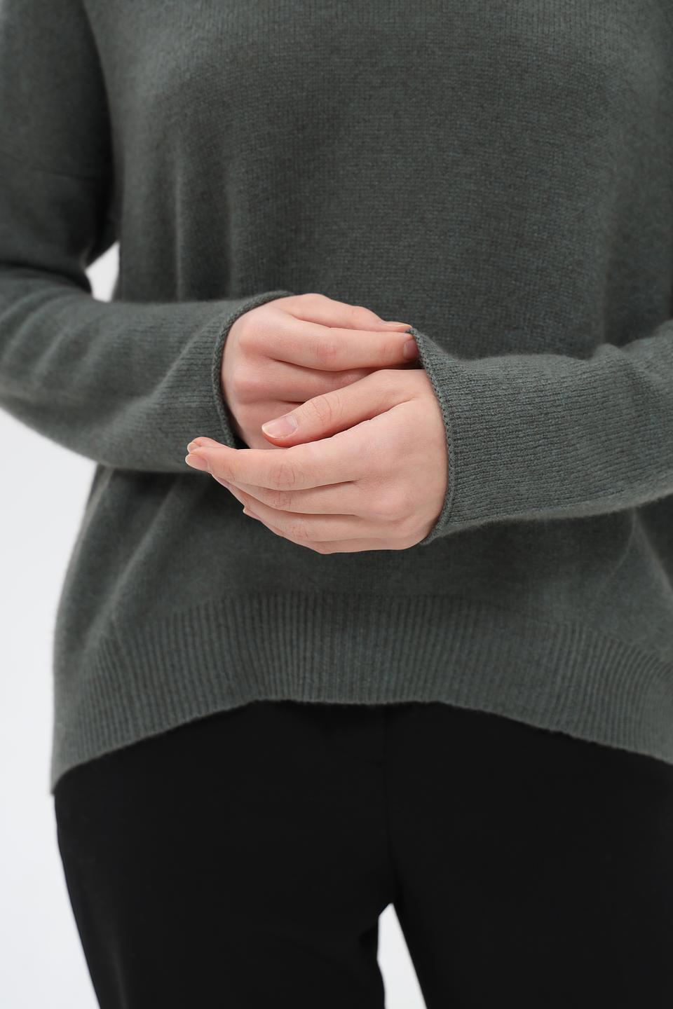 Пуловер Just Valeri оливковый