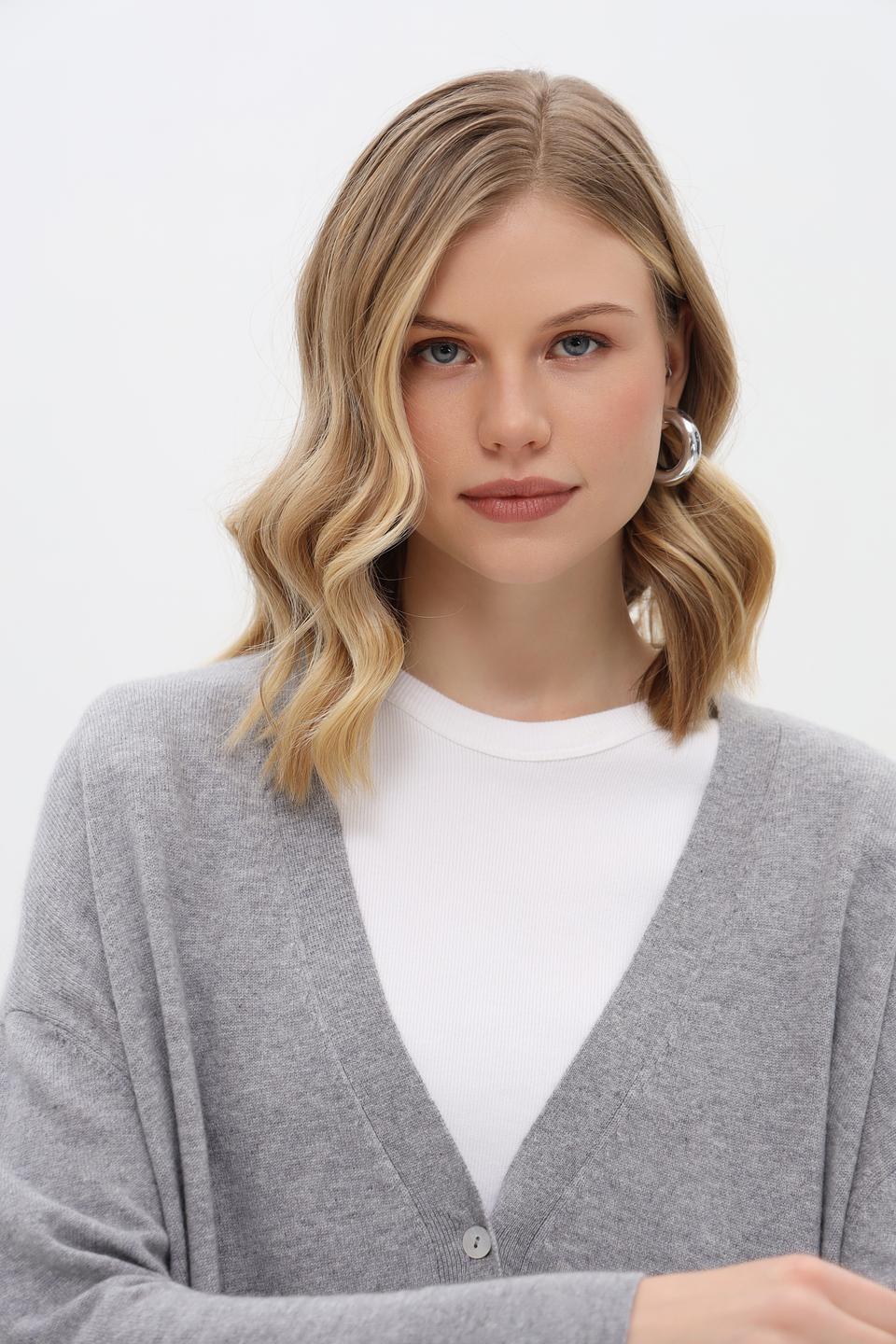 Жакет Just Valeri серый кашемир