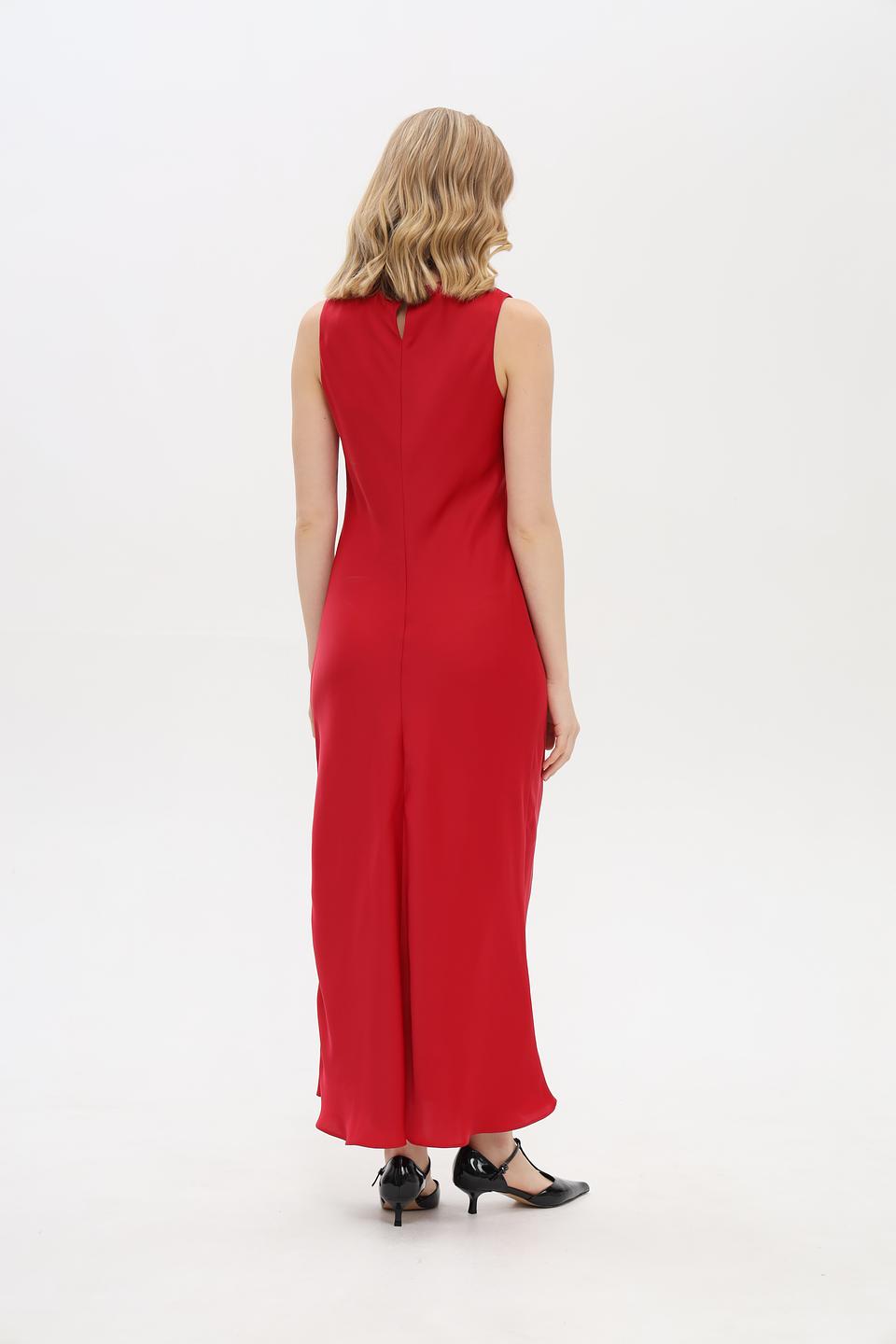 Платье Emka миди красное