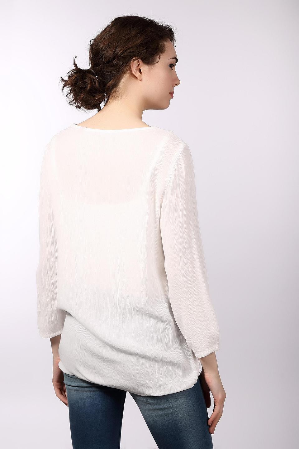 Блуза S.Oliver Белая с декором