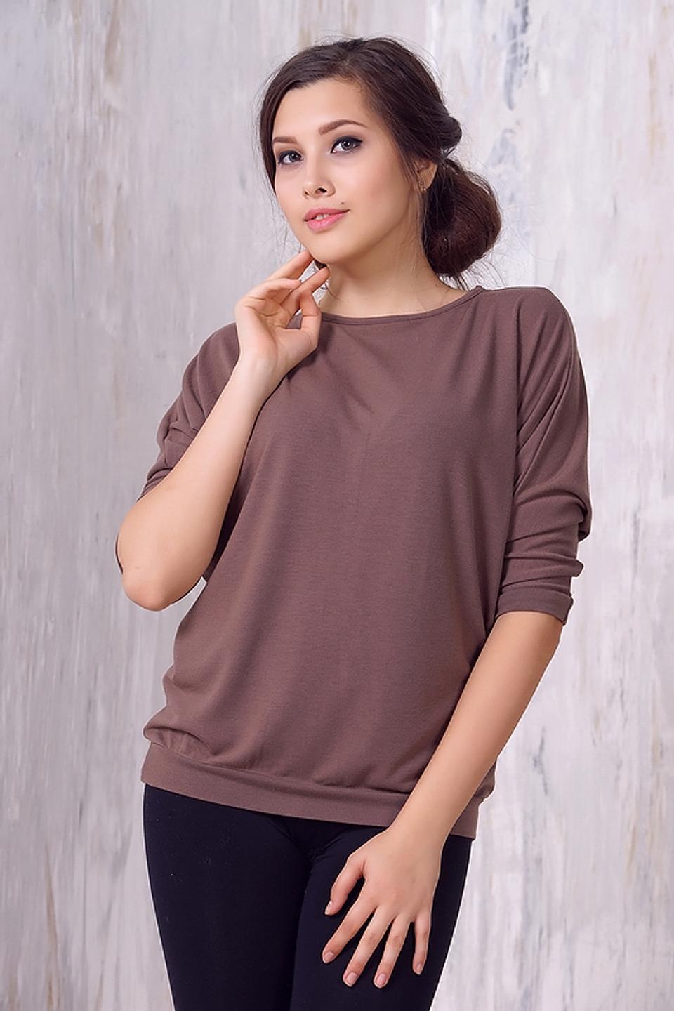 Блуза VAY коричневая