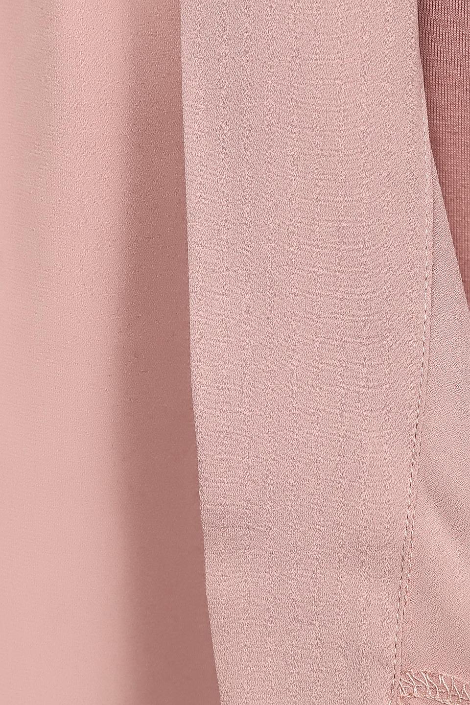 Блуза Pezzo цвета пыльной розы с декоративной отделкой