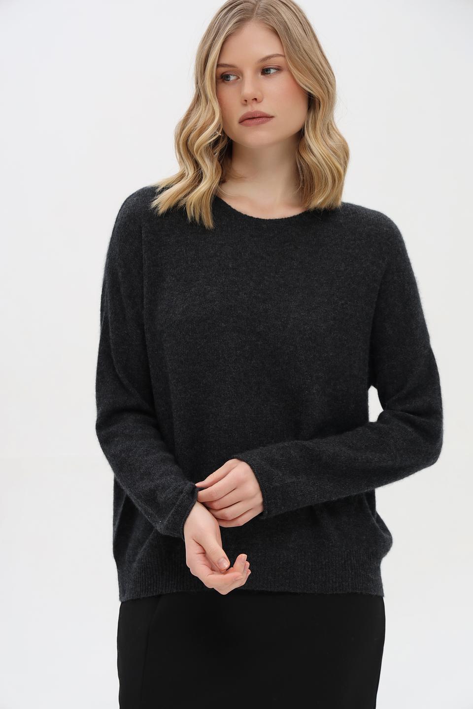 Пуловер Just Valeri кашемир графитовый