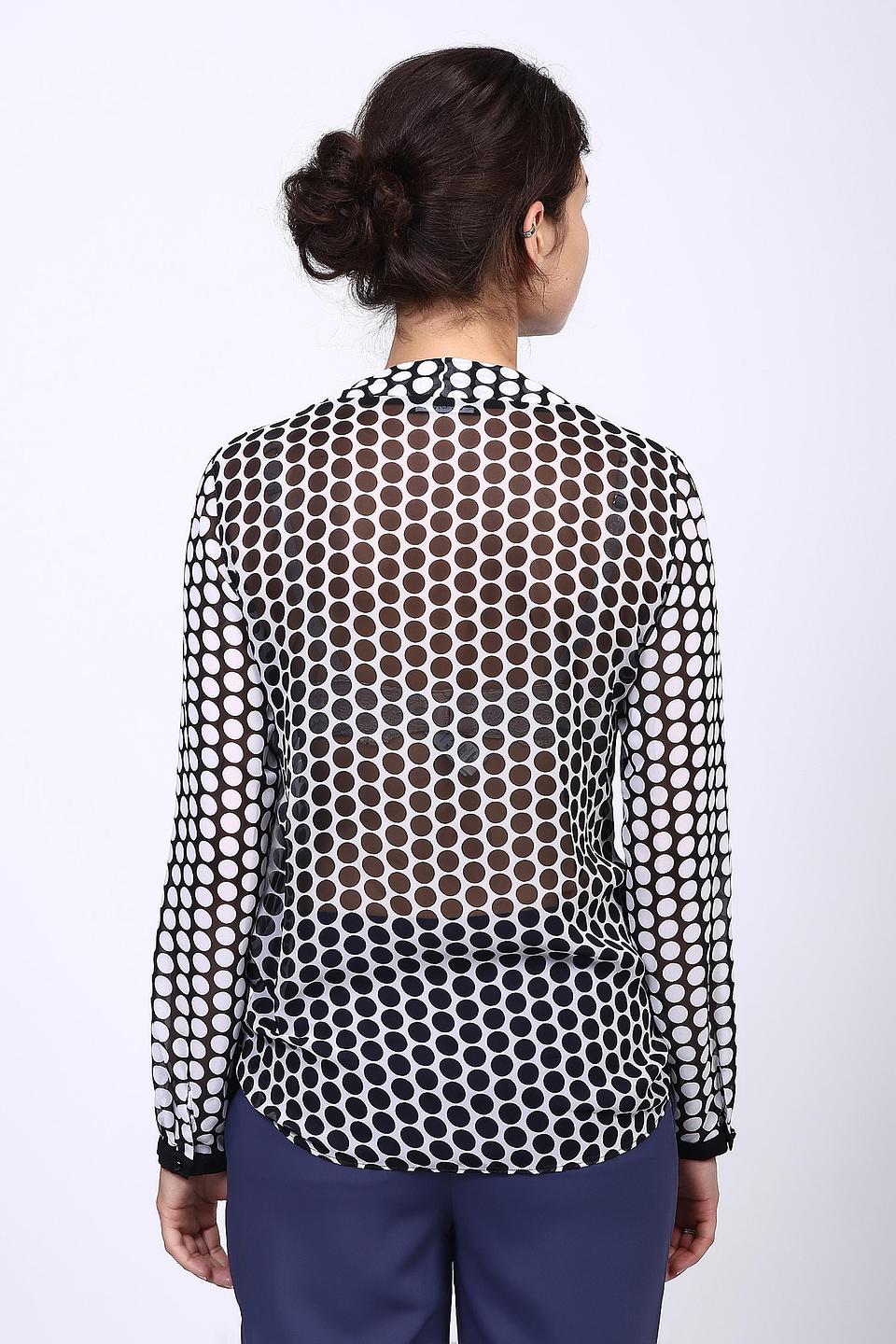 Блуза Gerry Weber в горох с завязками