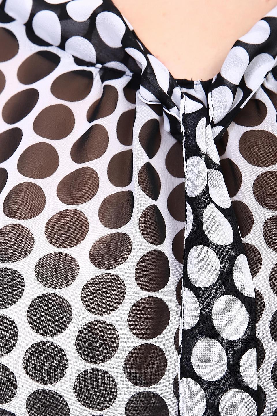 Блуза Gerry Weber в горох с завязками