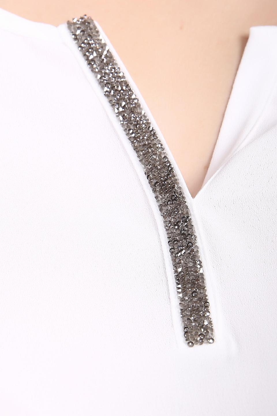 Блуза Monari белая с декором