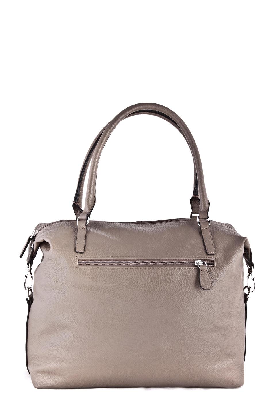 Сумка s.Oliver серого цвета с металлической фурнитурой