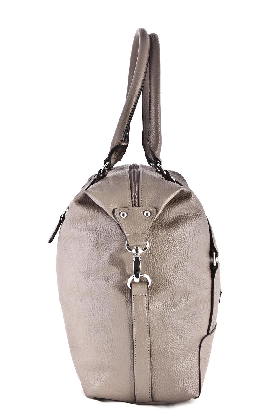 Сумка s.Oliver серого цвета с металлической фурнитурой