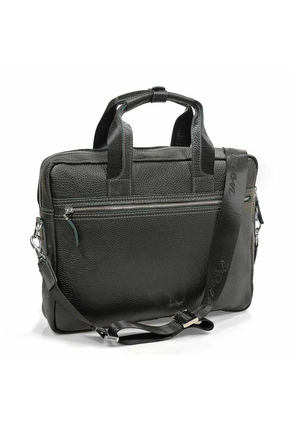 Портфель Pellecon кожаный чёрный