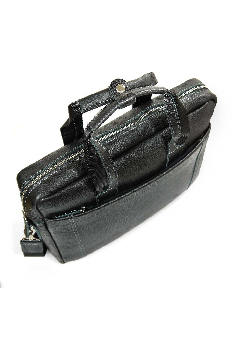 Портфель Pellecon кожаный чёрный